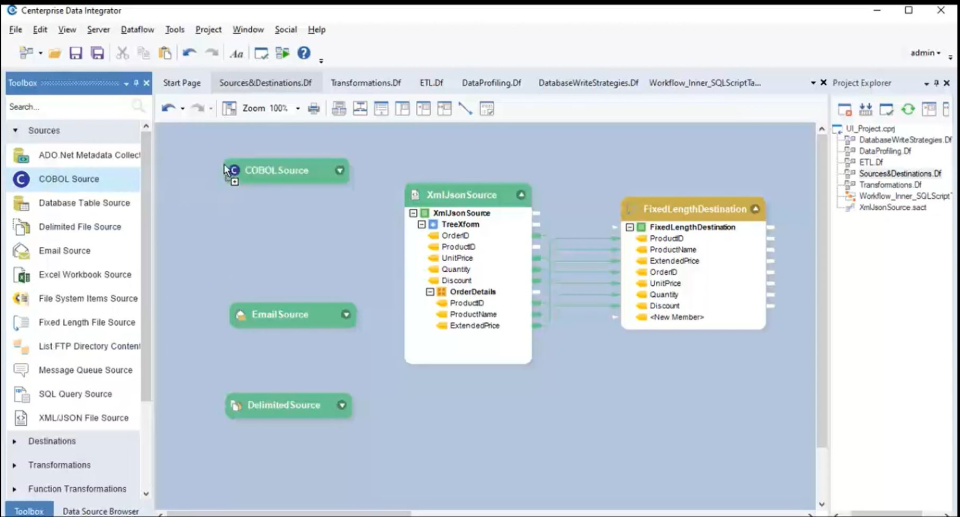 screenshot of Astera Centerprise